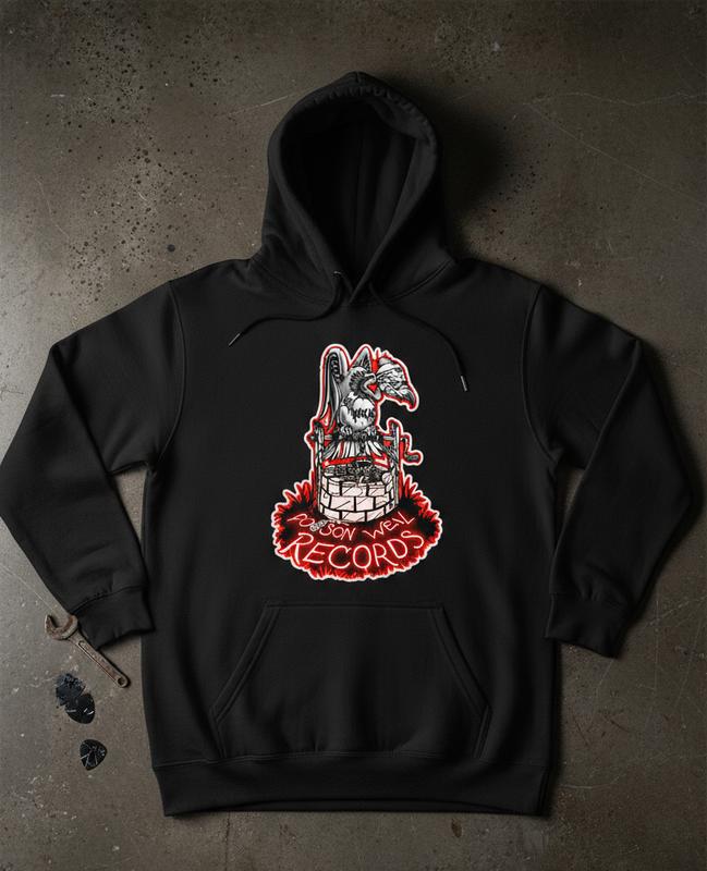 Poison Well Records hoodie - Ventura 805 punk apparel