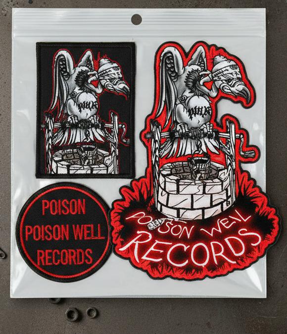 Poison Well Records patch pack - Ventura local punk merch